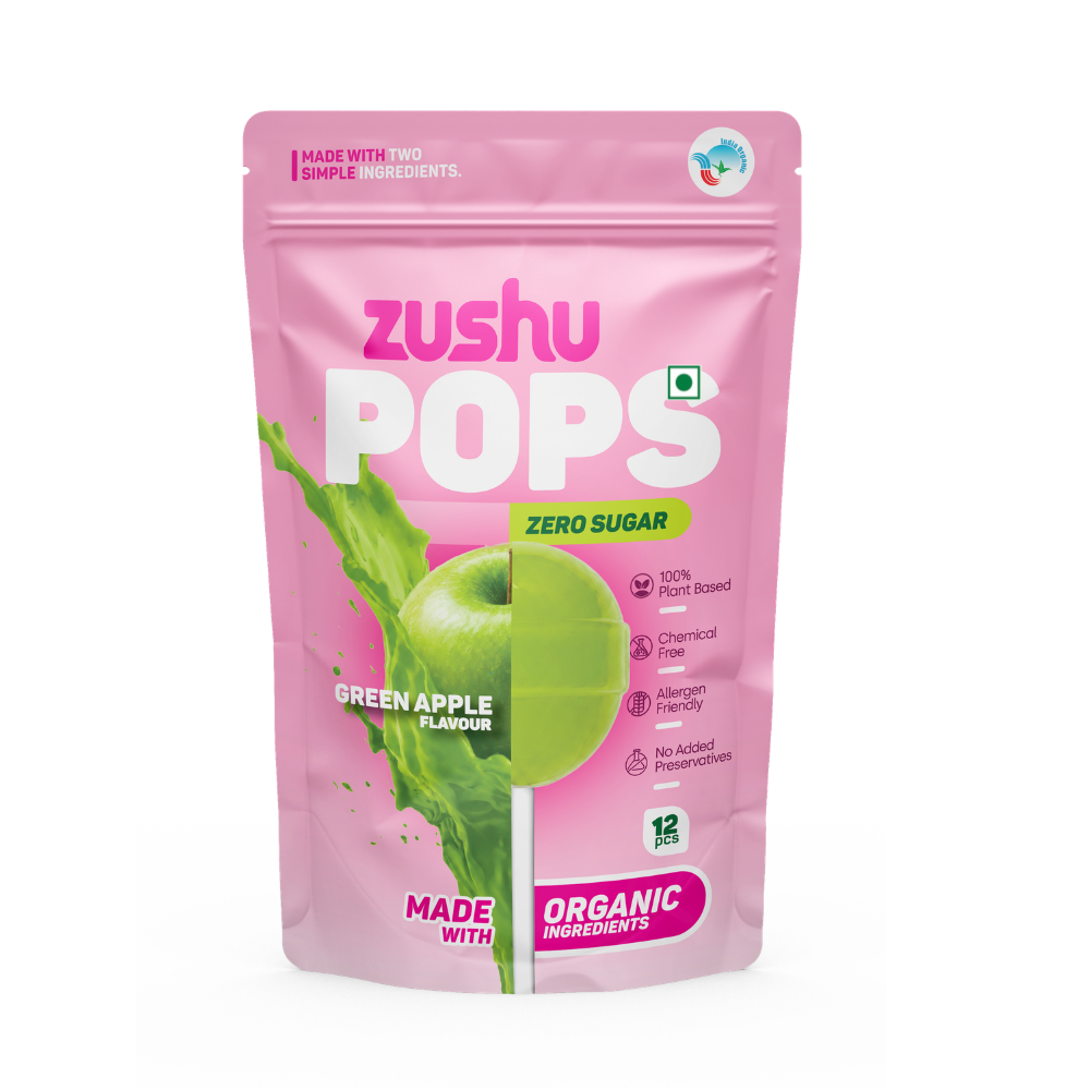 Zero Sugar Organic Green Apple Pops