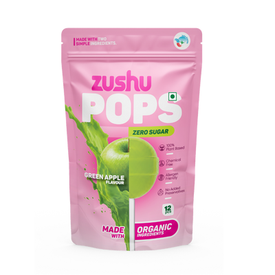 Zero Sugar Organic Green Apple Pops