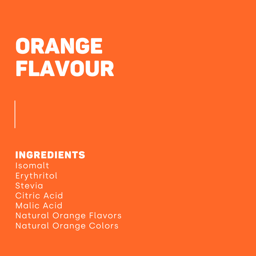 Orange  Pops - Zero Sugar