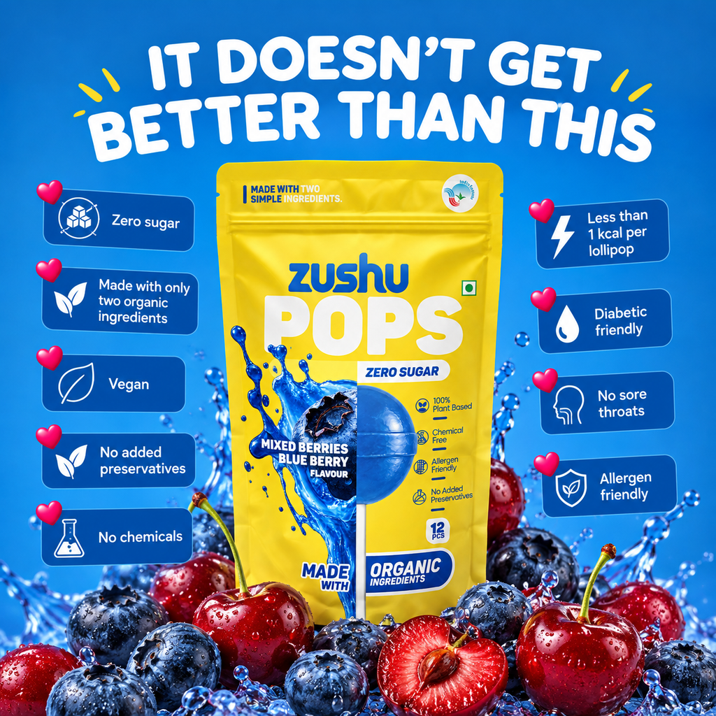 Zero Sugar Organic Mixed Berries Blueberries