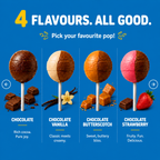 Organic Chocolate lollipops - Variety pack