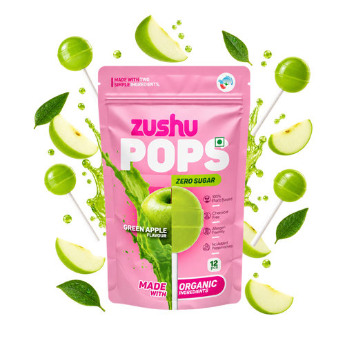 Zero Sugar Organic Green Apple Pops