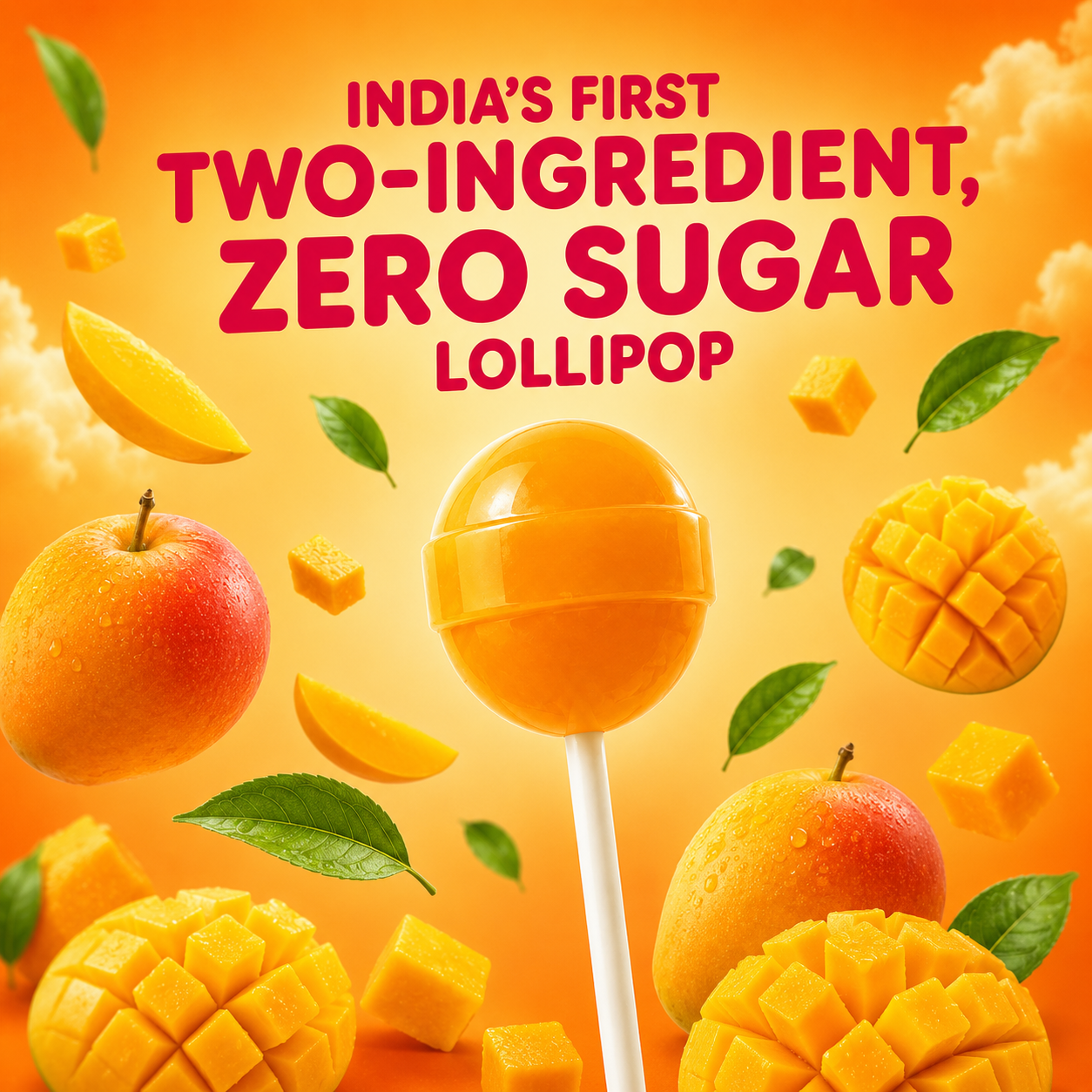 Zero Sugar Organic Mango Pops